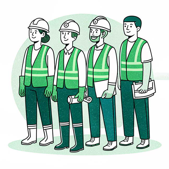WeCycle workers illustration