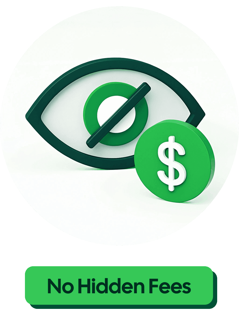 No Hidden Fees
