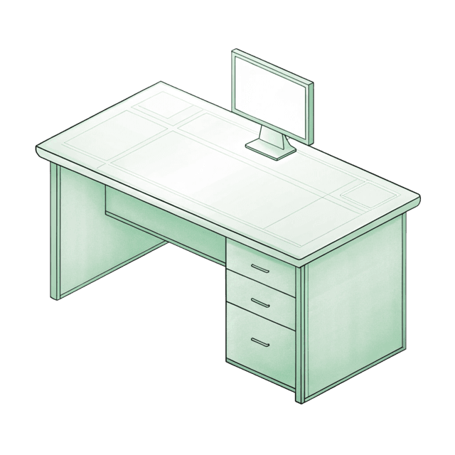 WeCycle junk removal items Desk