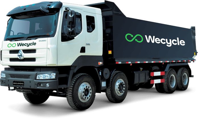 WeCycle Professional junk removal truck