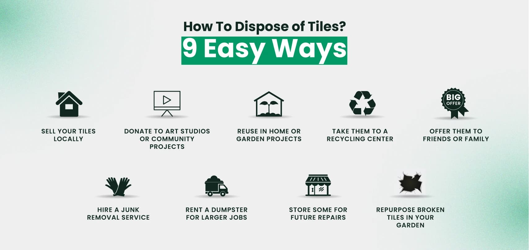 9 Easy Ways to Dispose of Tiles 9 Easy Ways to Dispose of Tiles