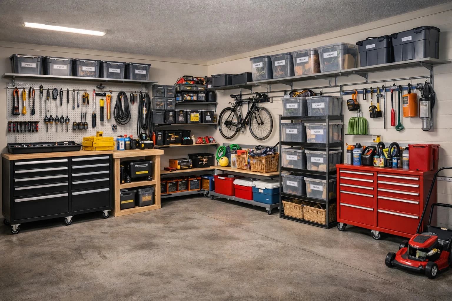 Zone-Based Garage Storage Layout Zone-Based Garage Storage Layout