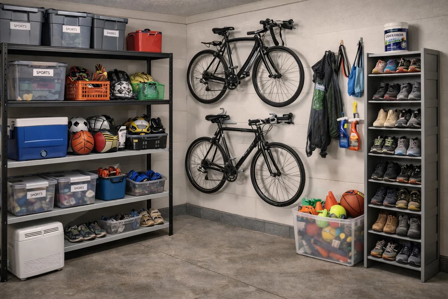 Sports, Shoes & Smelly Item Storage Sports, Shoes & Smelly Item Storage